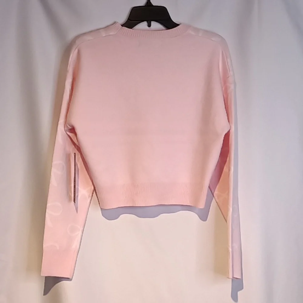 Madden Girl Pink 🩷 & White 🎀 Sweater